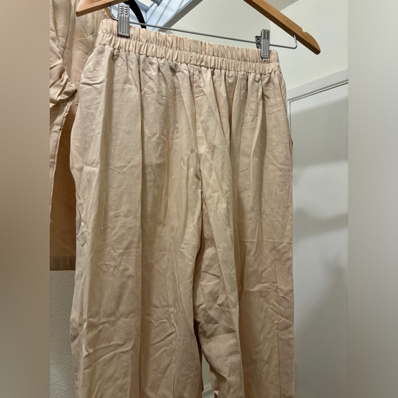 NWT 2 Piece Outfit Cotton/ Linen Casual Matching Set - Picture 14 of 14